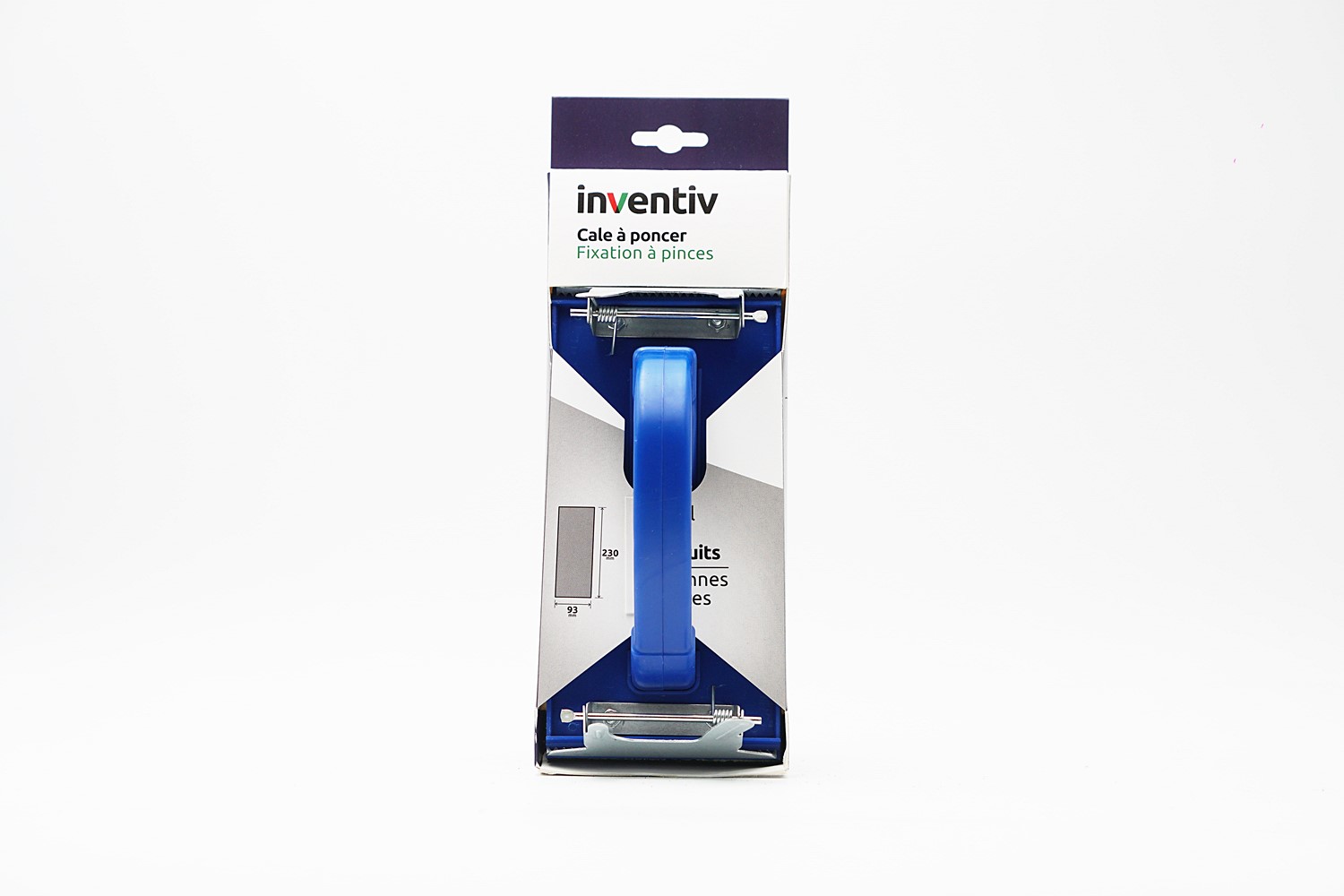 Cale à poncer abrasif grains assortis 93x230mm - INVENTIV